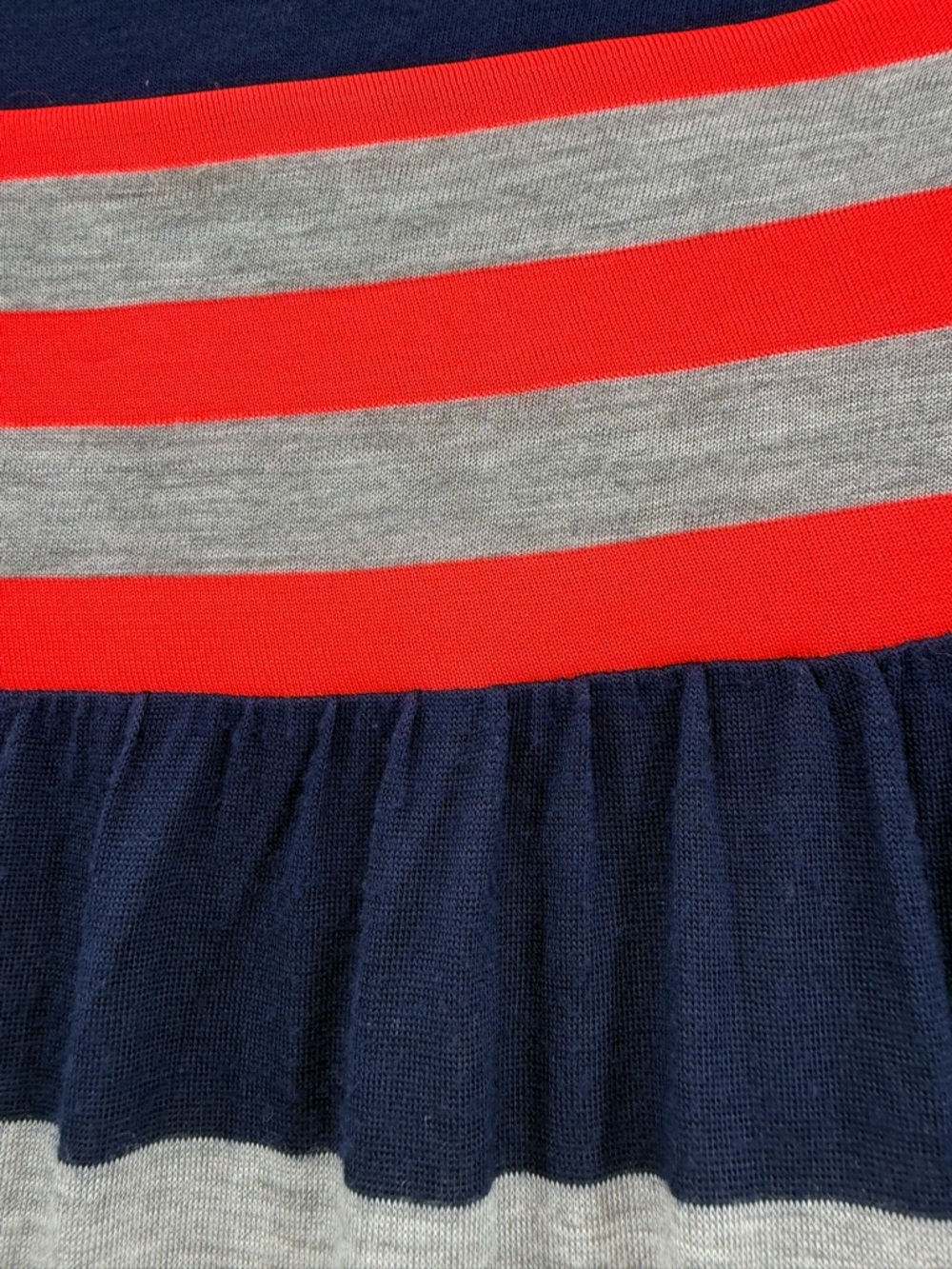 Marc by Marc Jacob’s lightweight neon stripe knit maxi skirt shaped hem size S - Picture 8 of 11